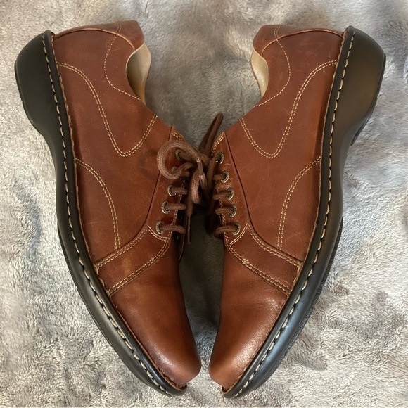 Red Wing Lace Up Oxford Style 4933 Leather Pecan Brown Shoes Size 9.5B - Picture 9 of 16